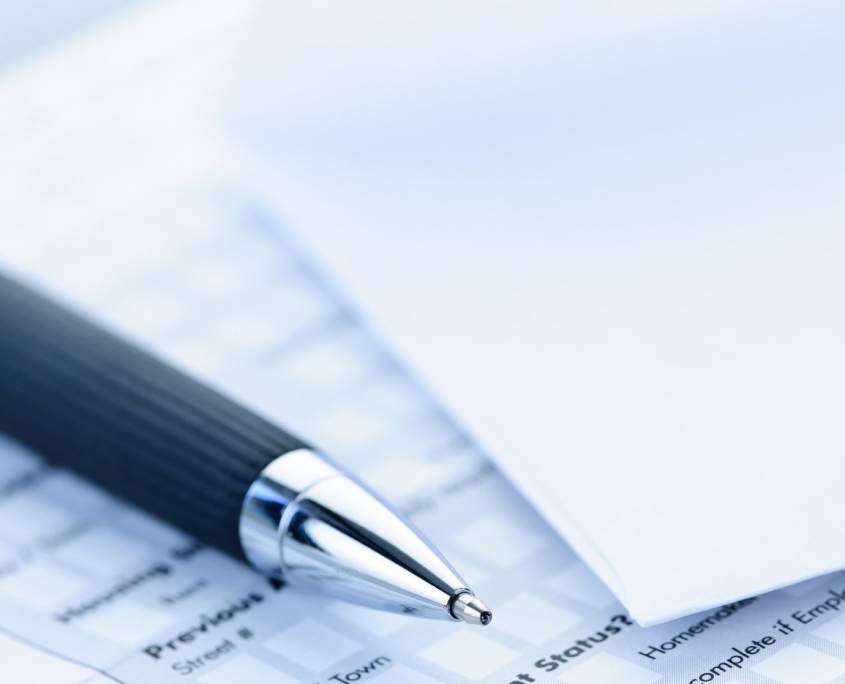 Financial application form